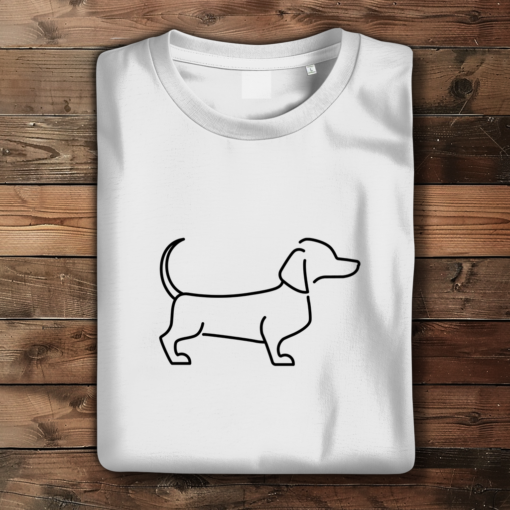 Konturendackel Damen (Premium Bio T-Shirt)
